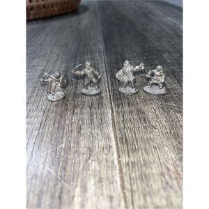 Lot of 4 1983 TSR Pewter figured Dungeons&Dragons